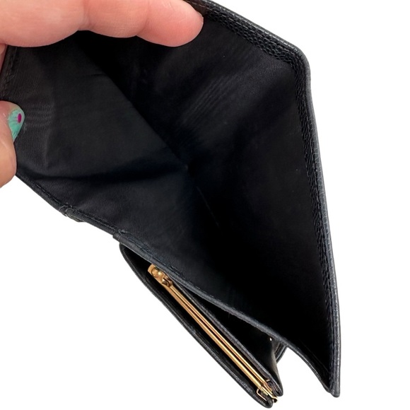 Authentic CHANEL Black Caviar Leather Timeless Long Kisslock Wallet - Picture 10 of 13